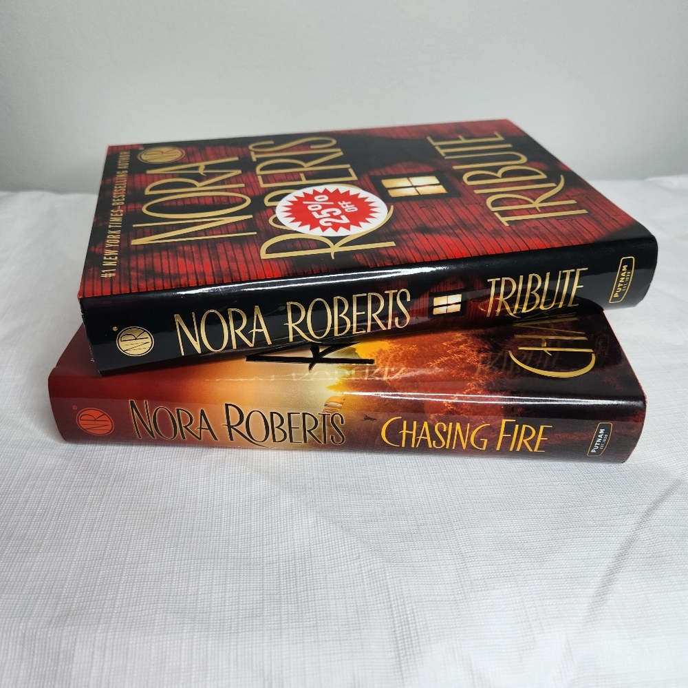 Nora Robert's Hardcover Books Tribute 🔥 Chasing Fire